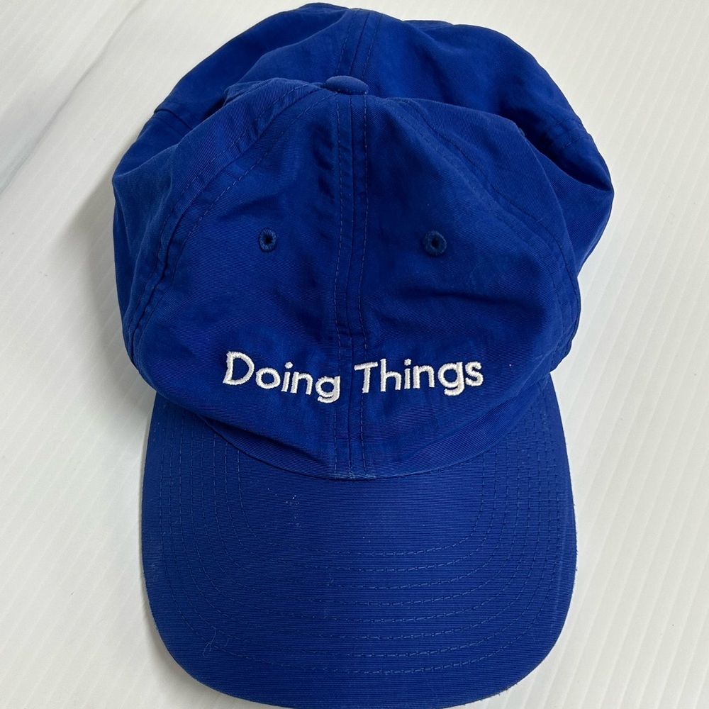 Outdoor Voices Adult Strapback Hat Adjustable Doing Things Blue
